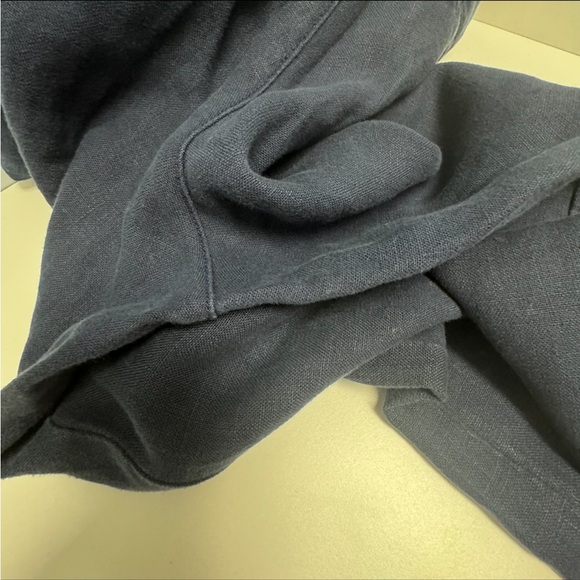 Lilly Pulitzer Navy Linen Pants, EUC, 10 - Picture 6 of 6